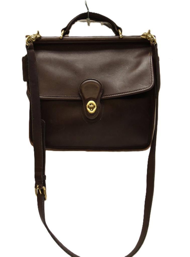 VINTAGE DESIGNER COACH WILLIS USA Full aniline dye (1 of 7)