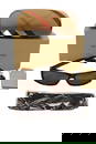 NEW DESIGNER BURBERRY Black SUNGLASSES in case & box All papers