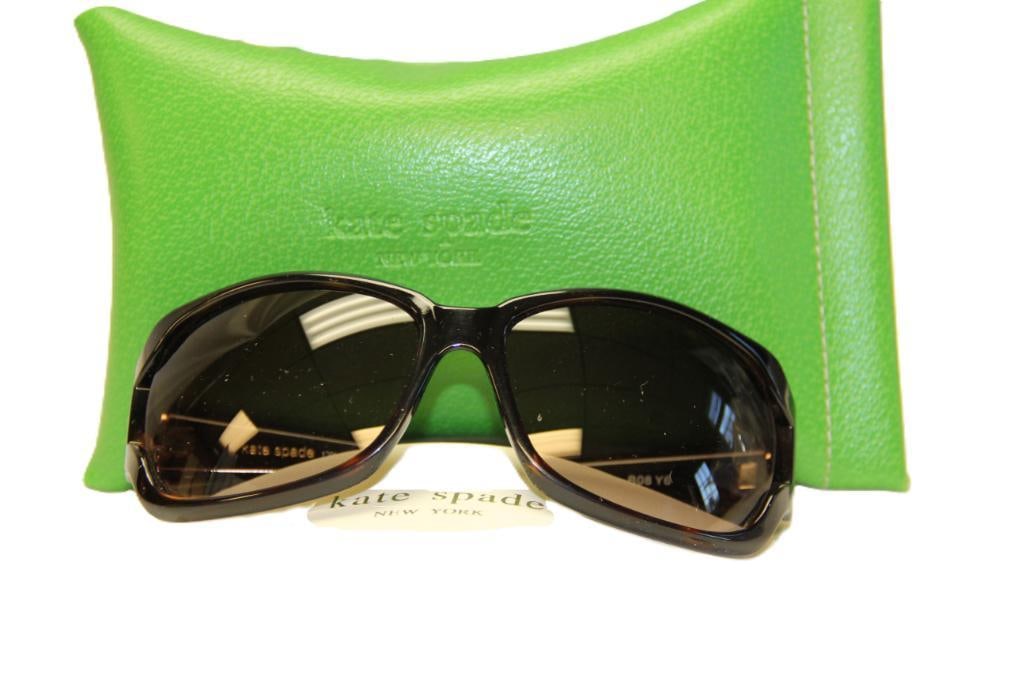 NEW DESIGNER SUNGLASSES Kate Spade in case Tortoise "MERYL" in the case: AUTHENTIC NEW DESIGNER SUNGLASSES Kate Spade in bag Black "MERYL"
