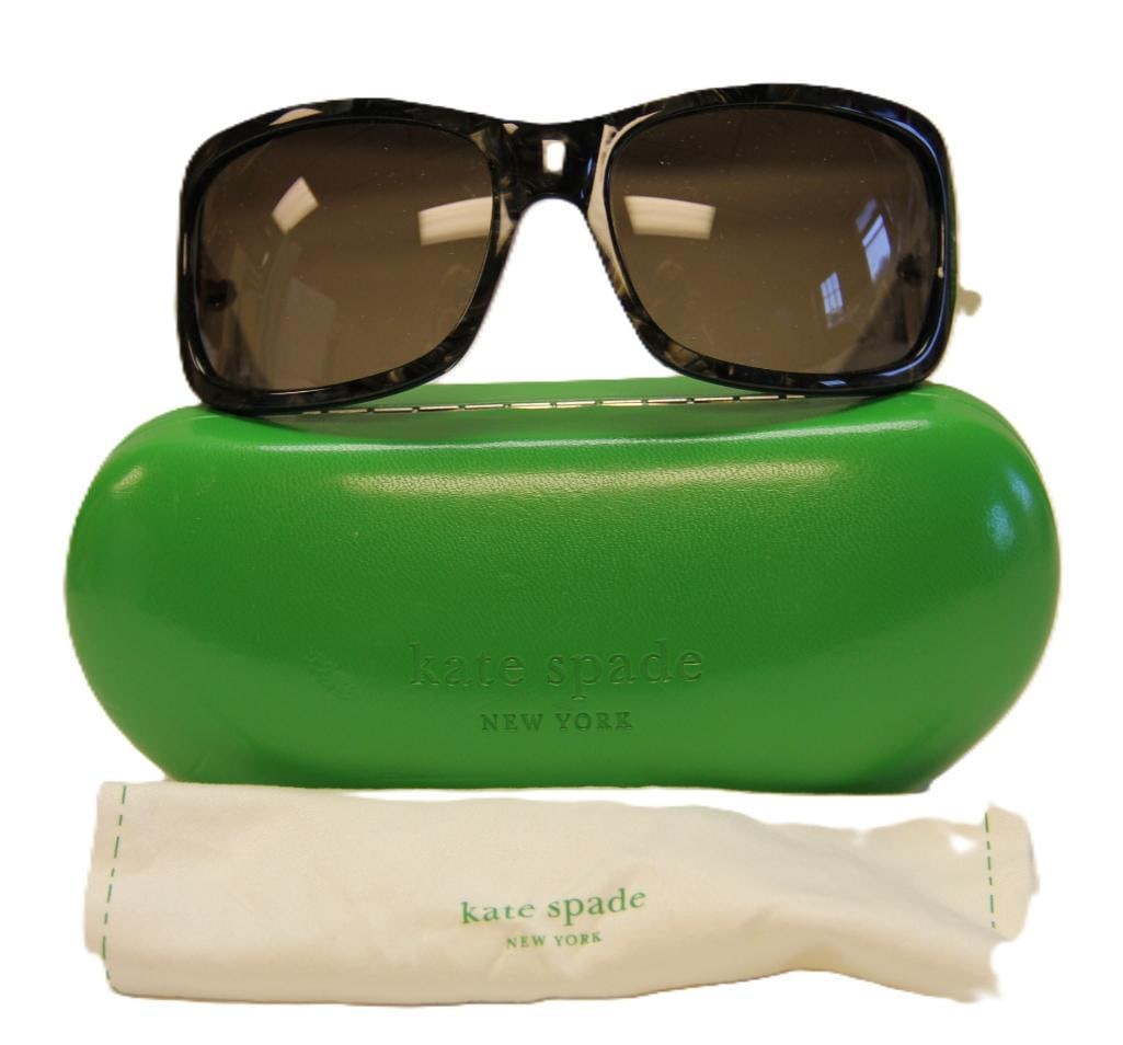 NEW DESIGNER SUNGLASSES Kate Spade "LACEY" Tiger Eye Black: AUTHENTIC NEW IN THE CASE. See Photos for style number, and sizing numbers.