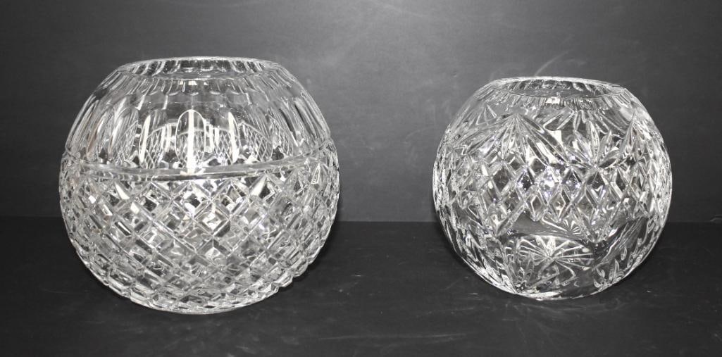 2 Vintage Crystal large bowls Gorgeous! (1 of 3)
