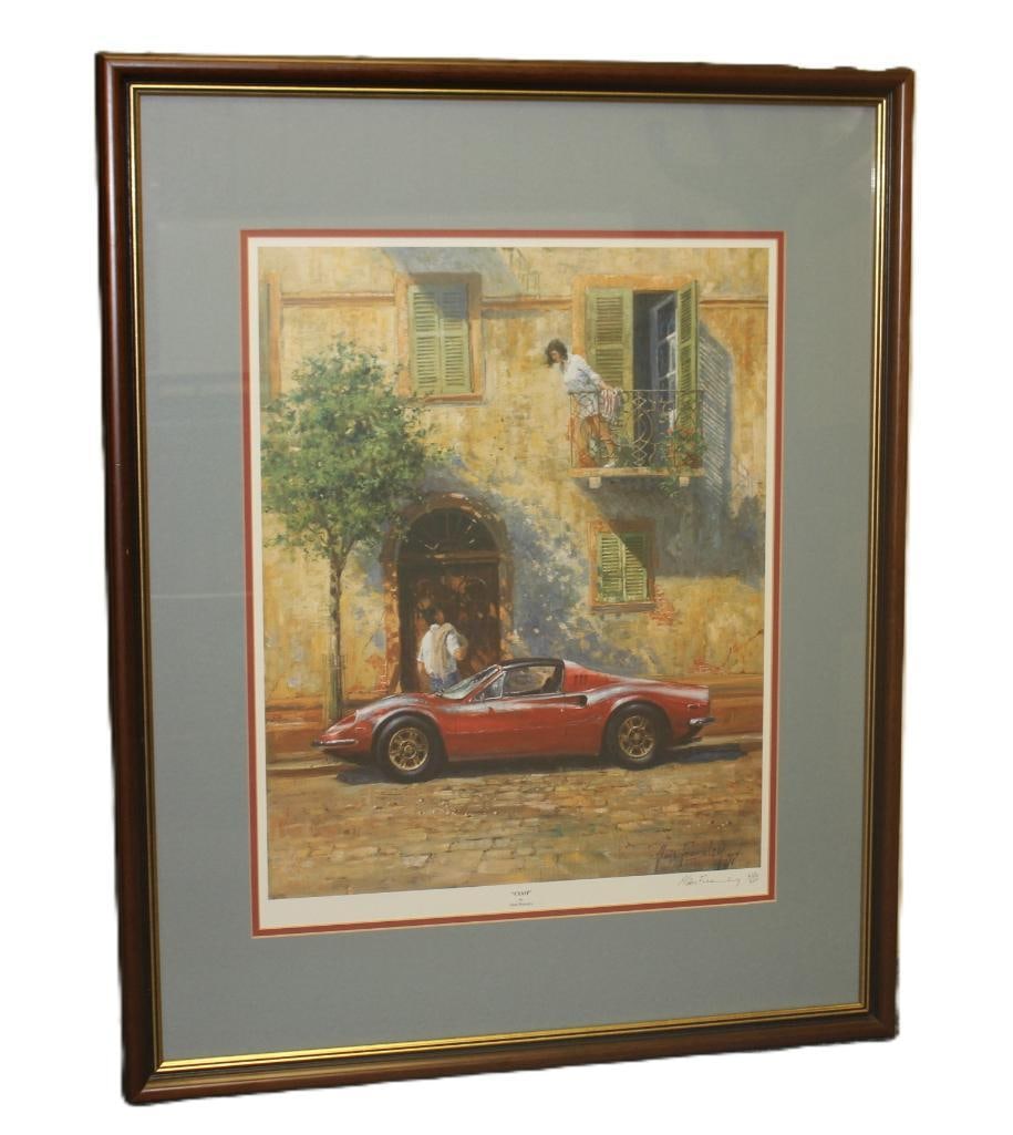 RARE Ciao by Alan Fearnley Numbered Print  Framed Hand signed & numbered Alan Fearnley 232/850 (1 of 4)