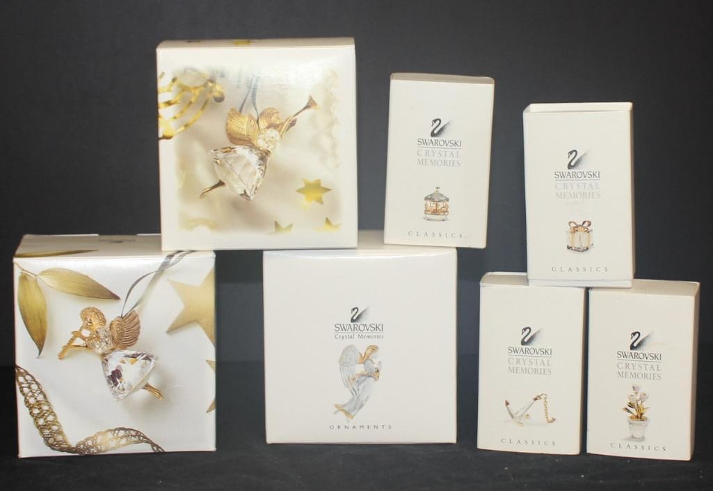 Lot of 7 Swarovski Crystal Ornaments (1 of 5)