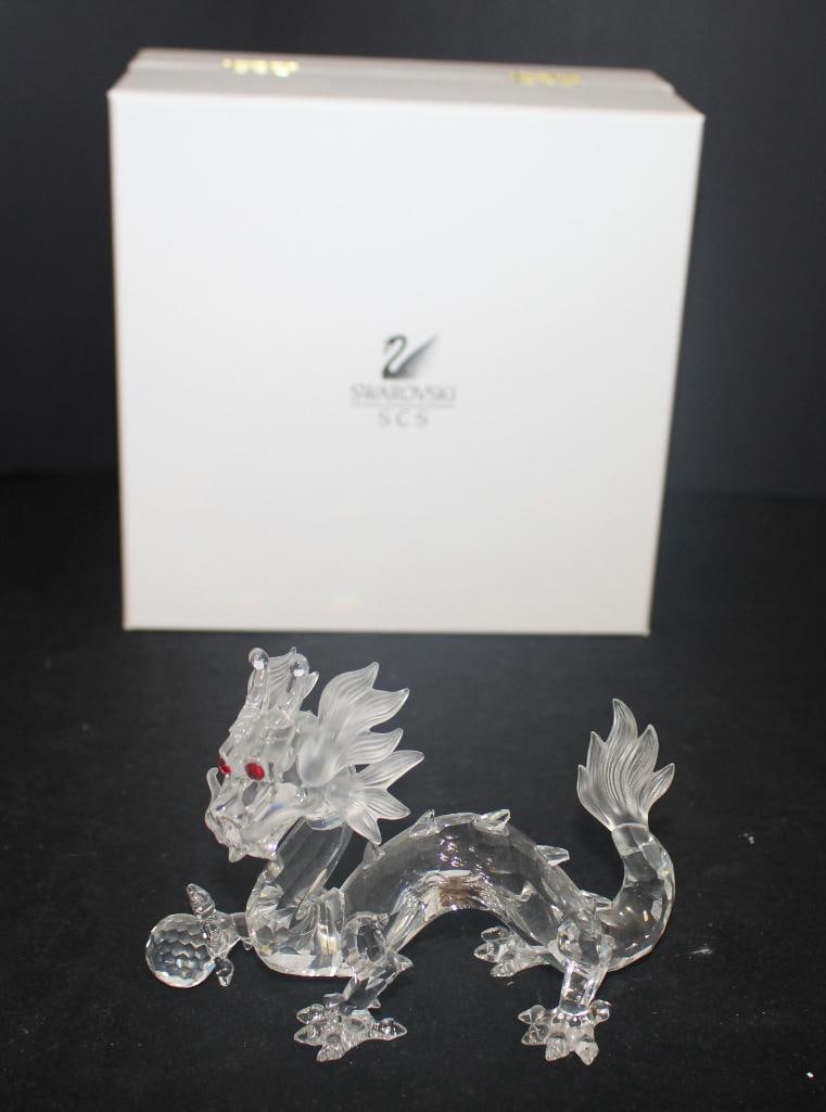 Swarovski Crystal Fabulous Creatures- The Dragon (1997): In original box.