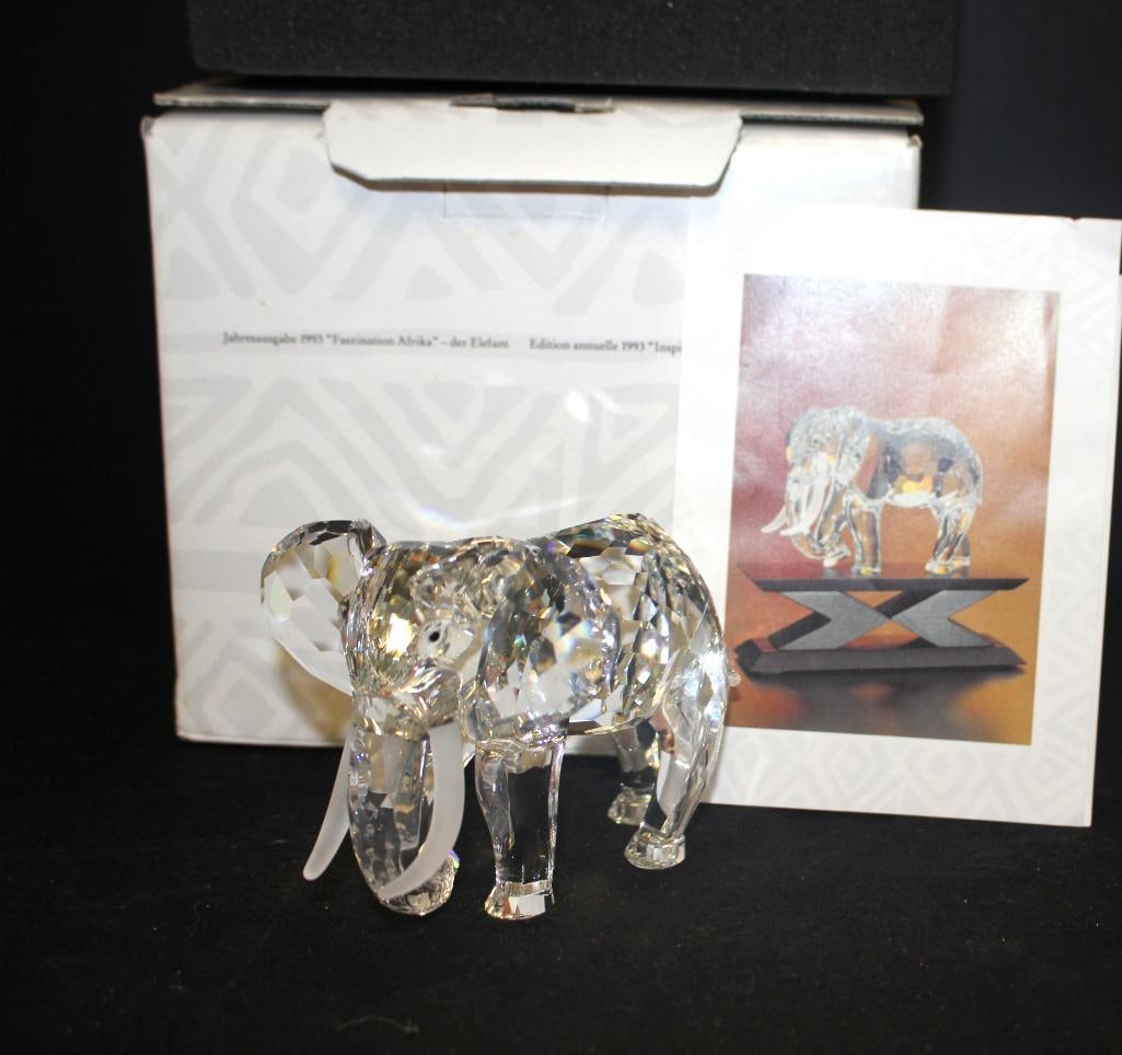 Swarovski Crystal Elephant original boxes (1 of 2)