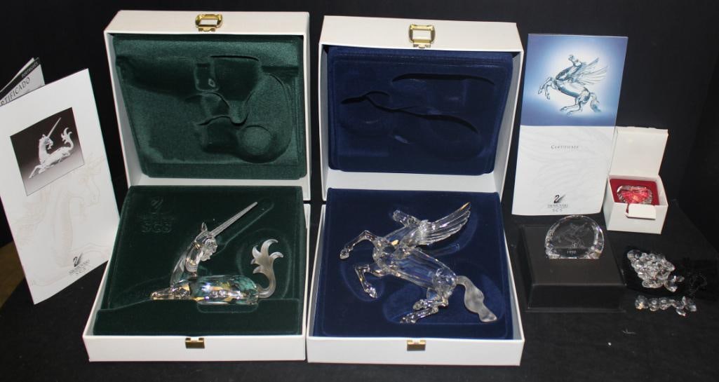 Swarovski Crystal- Lot of 4 (2 Fabulous Creatures) original boxes (1 of 6)