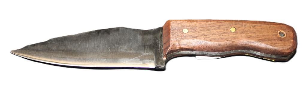 NEW Custom Handmade 10/95 High Carbon Steel Full Tang- Hunter Knife, walnut handle (1 of 2)