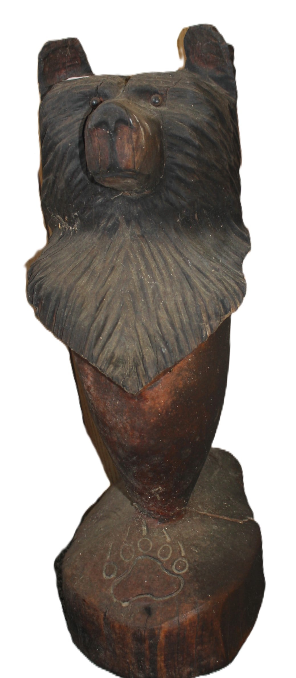 Hand carved Ash  Bear Large  Statue  Local Craftsman Artisan (1 of 9)