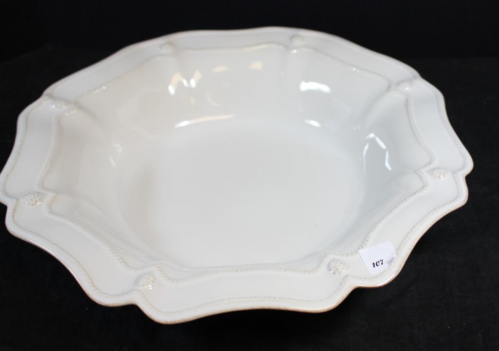 NEW Juliska large white serving bowl. Made in Portugal (1 of 4)