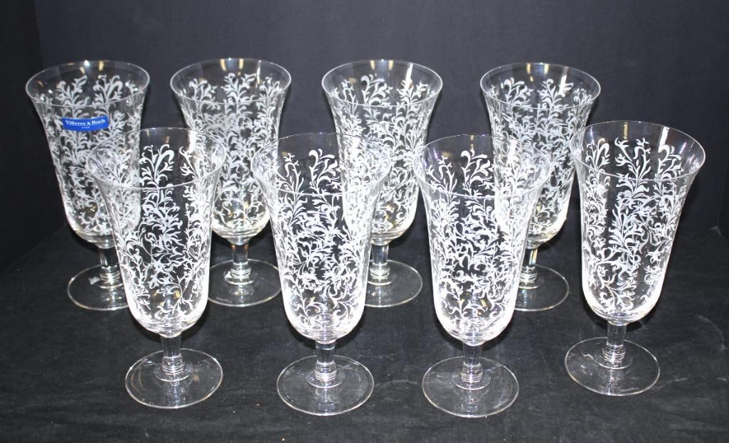 New Villeroy & Boch 8 water goblets (1 of 2)