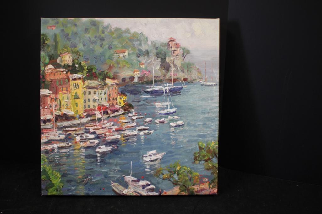 NEW Thomas Kinkade Print- Seaside with certificate of authenticity (1 of 3)