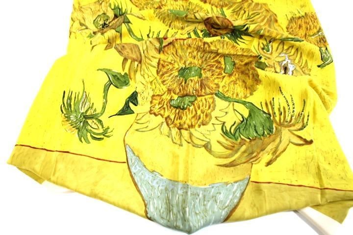 Sunflowers by Vincent Van Gogh Large Silk Scarf (1 of 10)