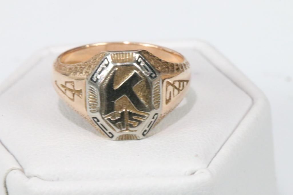 Antique Hj Ultra Supertone Wauchula Class Ring