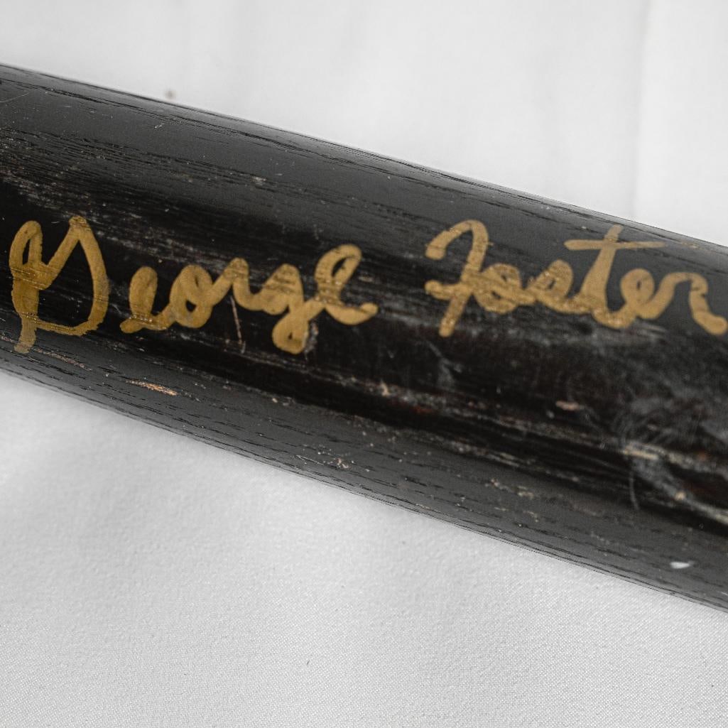 George Foster Cincinnati Reds Autographed Bat HillerRich & Bradsby Bat 1977 National League MVP Bat  (1 of 8)