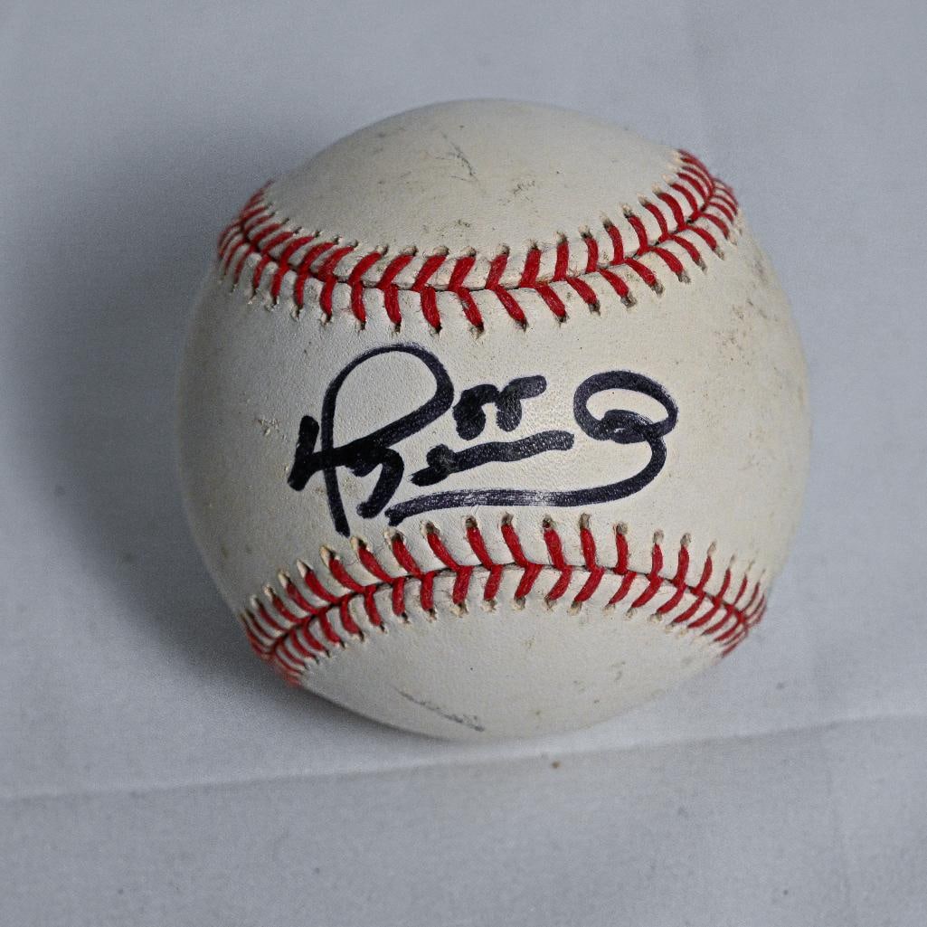Autographed Baseball Unknown Signed Bakk - Black Ink (1 of 3)