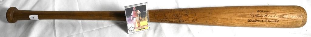 Johnny Bench Cincinnati Reds 34 Inch Louisville Slugger Genuine Johhny Bench Model Used - HOF (1 of 9)
