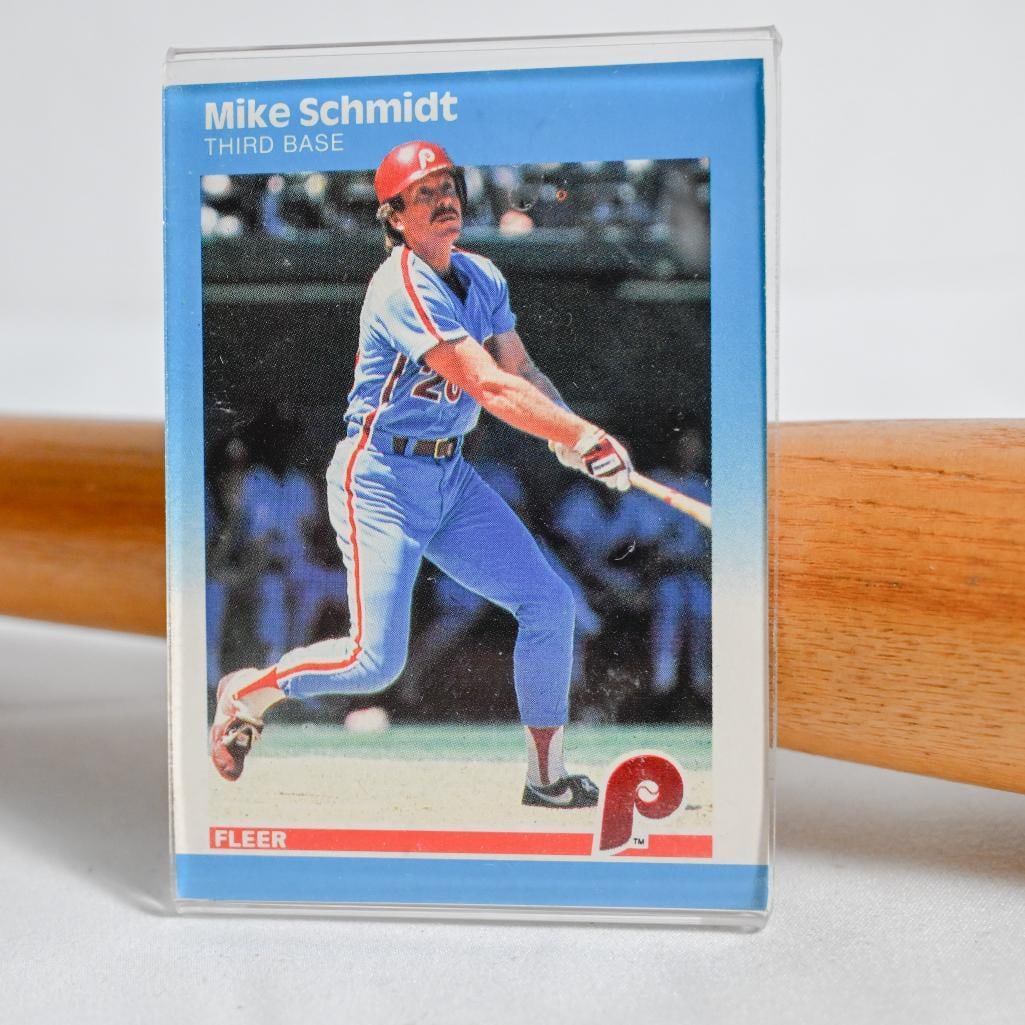 Mike Schmidt, Steve Carlton Philadelphia Phillies Autographed Bat Rawlings 302F Phillies Signed Bat  (1 of 9)