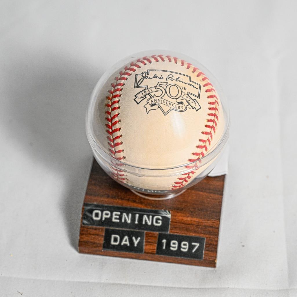 National League National League Rawlings 50th Year Anniversary of Jackie Robinson Opening Day 1997 G (1 of 4)
