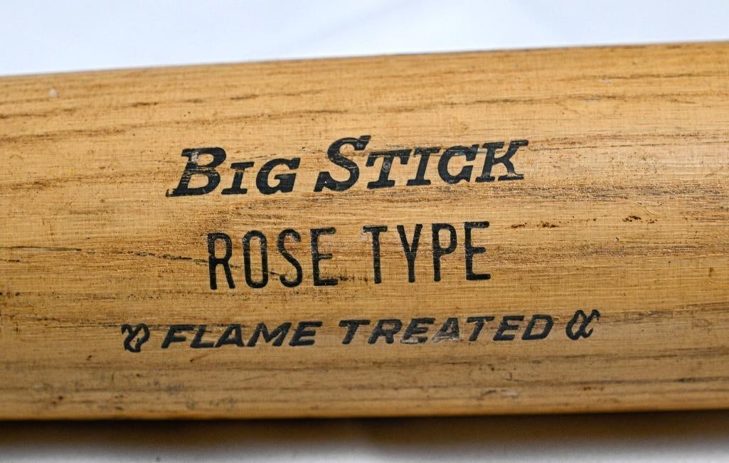 Adirondack Big Stick Rose Type Model 33 Inch bat: This rare and highly coveted AUTHENTIC collector’s Bat Adirondack Big Stick Rose Type Model 33 Inch bat by from represents a piece of Baseball History. This is a RARE opportunity to acquire your