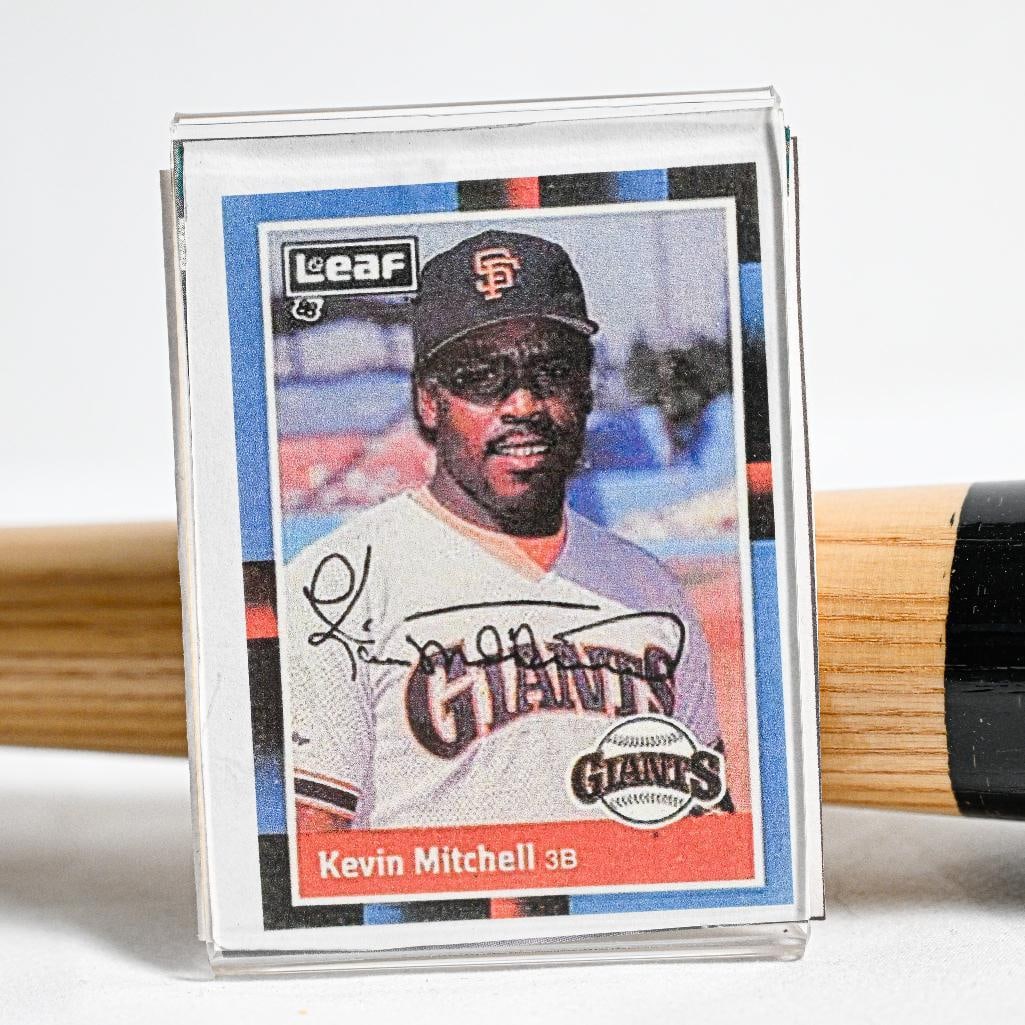 Kevin Mitchell San Francisco Giants Autographed Bat 1989 NL MVP #7 Rawlings Big Stick (1 of 6)