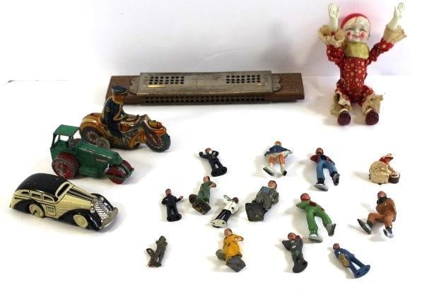 Antique Tin Toys and Painted Figures (1 of 5)