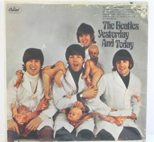 The Beatles Yesterday And Today Butcher Record Album COVER ONLY NO ALBUM.: Beatles Yesterday And Today Album COVER ONLY by Capitol Records, rare and highly collectable. THERE IS NO ALBUM. THIS IS THE COVER ONLY. No rips or tears. See photos. There is some wear. It is not sea