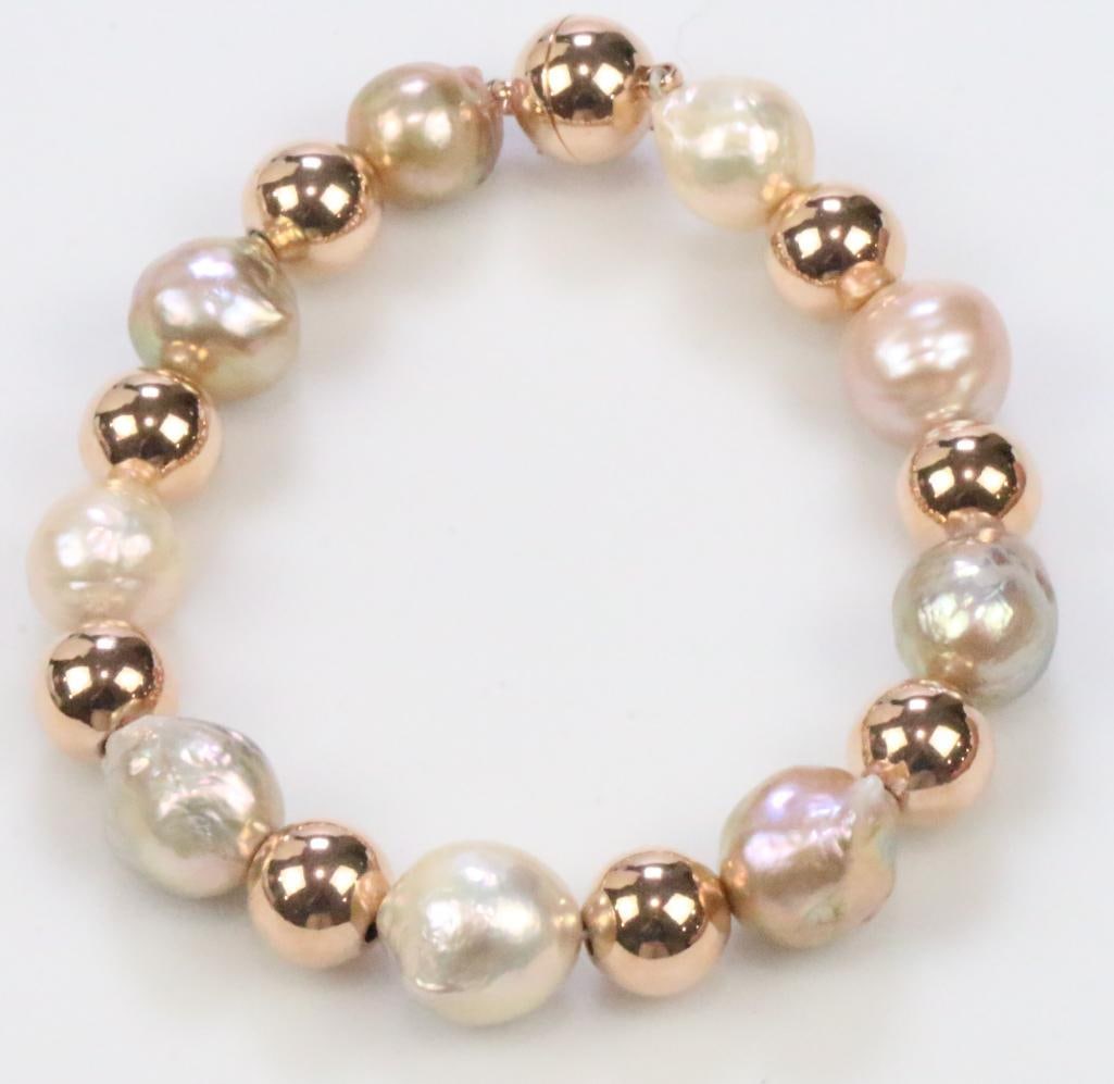 NEW Honora Ming Pearl Bronze bracelet (1 of 4)
