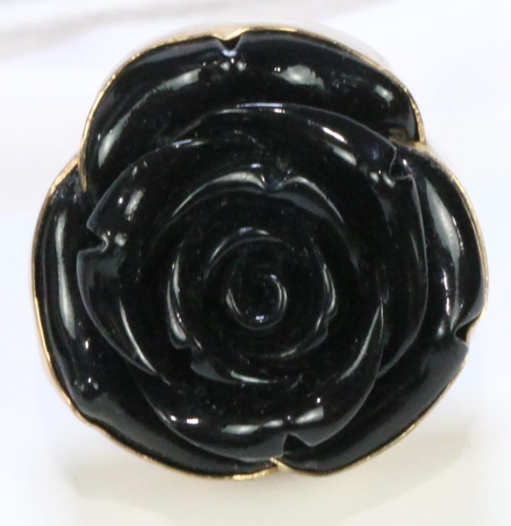 Designer Charles Albert NEW Alchemia Gold Kesha Rose Ring (1 of 7)