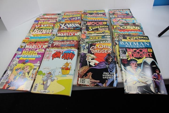 Lot of 100 Assorted DC & Marvel Comic Books from 80's & 90's, including Superman, Spiderman, & Other (1 of 20)