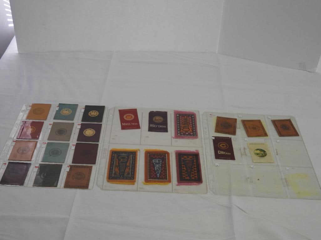 lot of 23 assorted high school/college & state seals fabric & leather patches, Holy Cross, Californi (1 of 8)