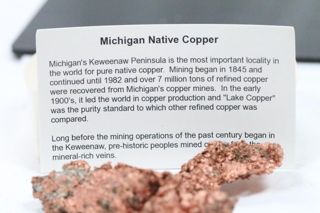 Large Natural Michigan Native Copper Mineral 124 grams. (1 of 7)