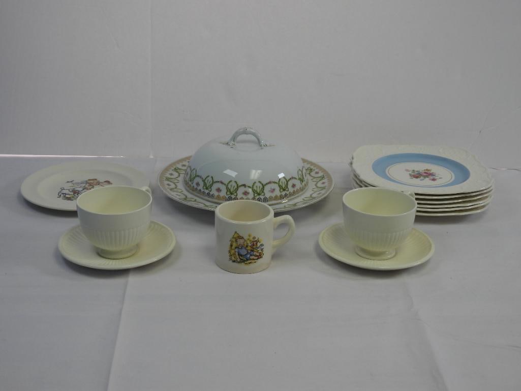 lot of 14 assorted Wedgewood cups & saucers, Washington Colonial plates & more (1 of 11)