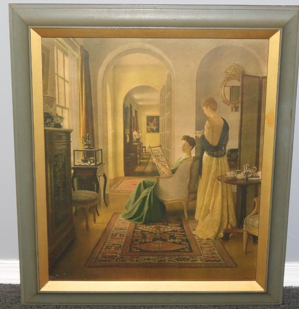 Vintage "Serenity" by Taylor famed, signed, & numbered print 468, Rudolf Lesh Fine Arts. Inc. (1 of 5)