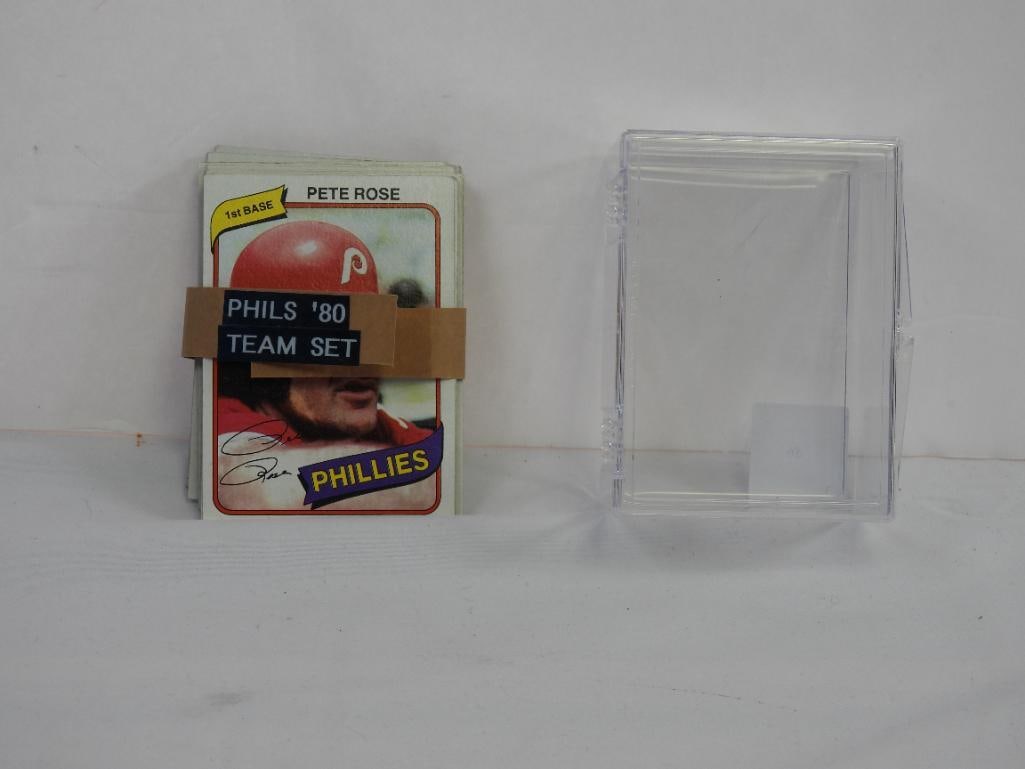 lot of 24 Philadelphia Phillies x Burger King 1980 team baseball card set, Pete Rose & more! (1 of 13)