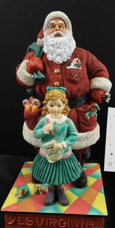 Pipka Memories of Christmas "Yes, Virginia" Santa Claus LARGE SIZE 11.2" (1 of 14)
