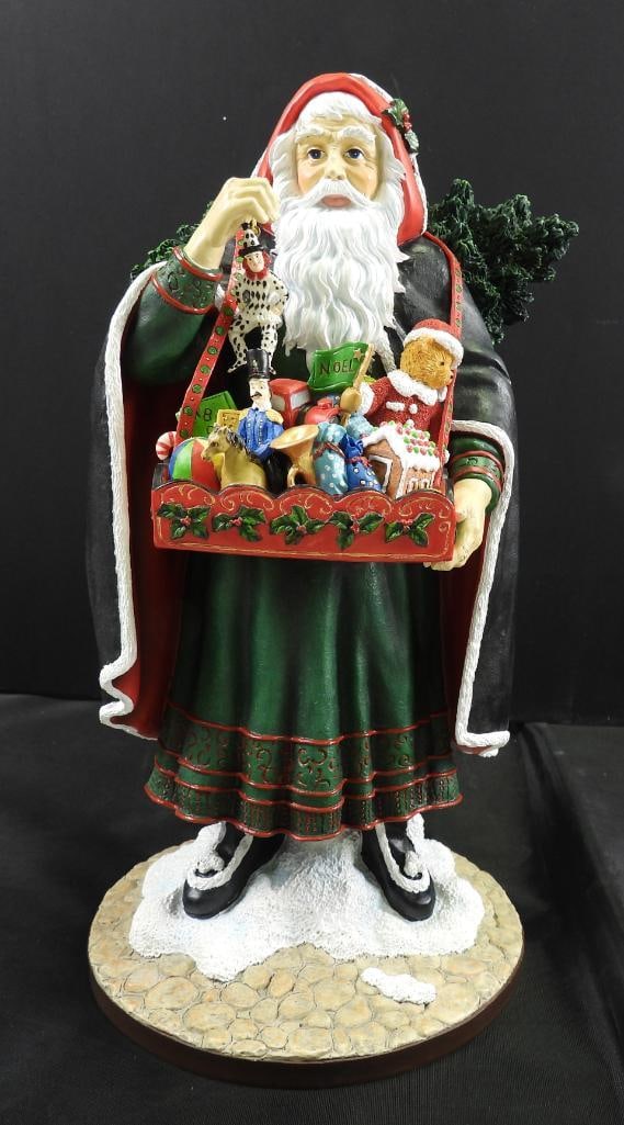 Pipka Memories of Christmas "The Christmas Peddler" Santa Claus LARGE SIZE 11.25" (1 of 9)