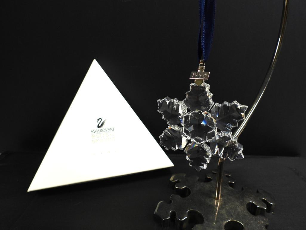 1996 Swarovski Crystal Ornament Annual snowflake ornament in the box (1 of 2)