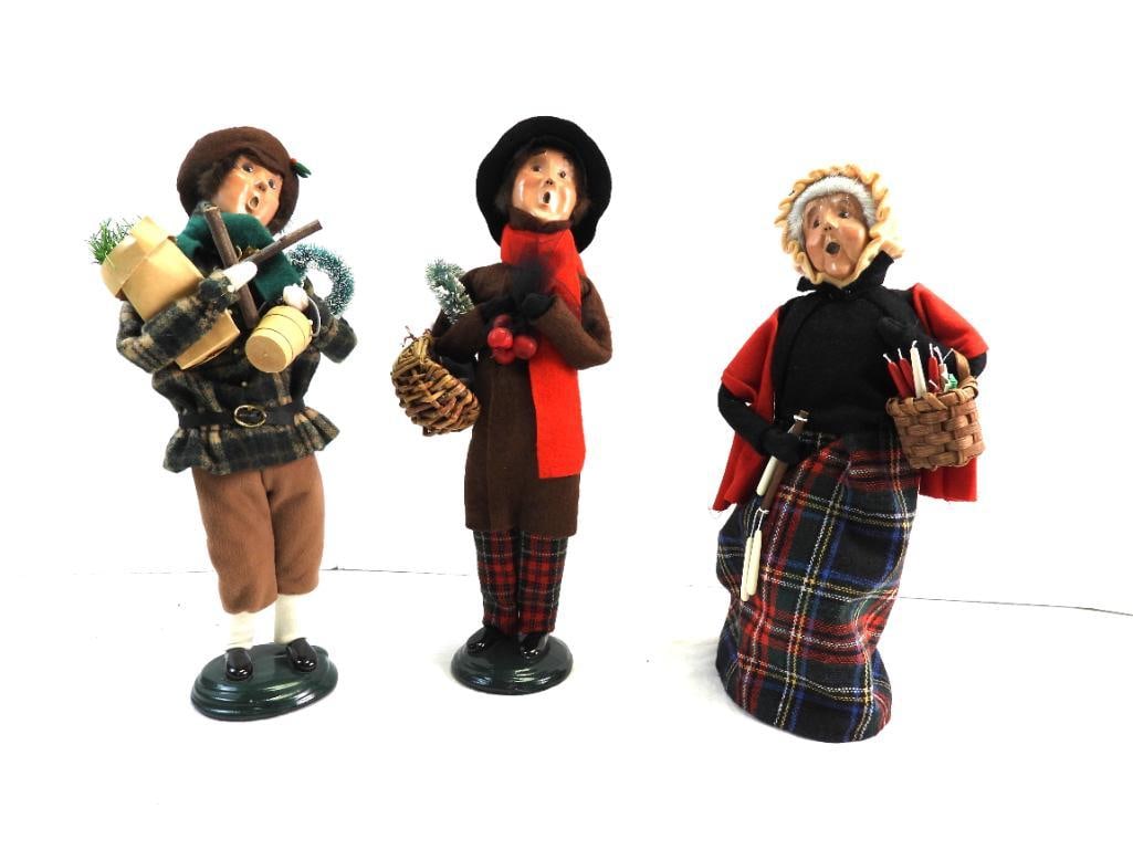 NEW Old stock Lot of 3 Byers Choice Ltd. Carolers, 1998 (1 of 12)