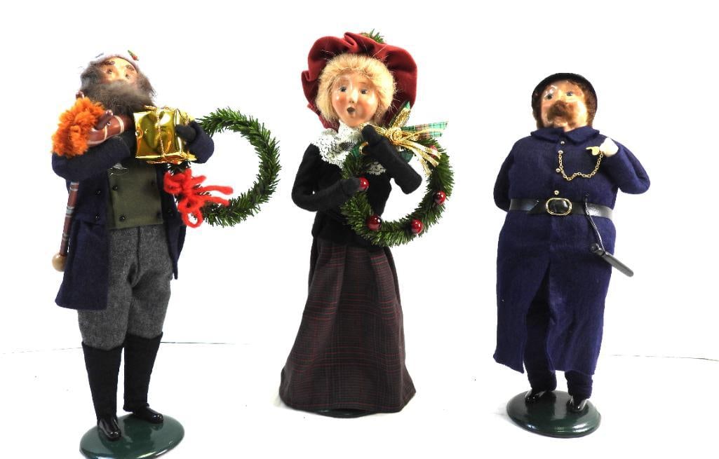 NEW Old stock Lot of 3 Byers Choice Ltd. Carolers, 1995, 1997 (1 of 20)