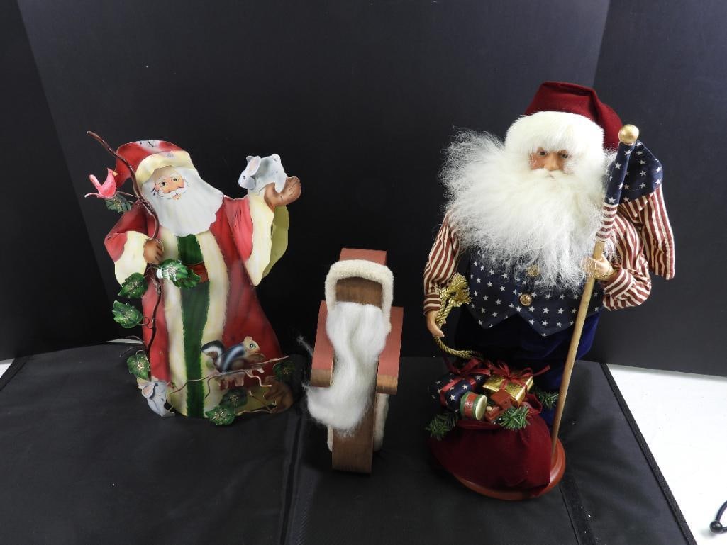 Lot of 5 Santa Claus Figures (1 of 20)