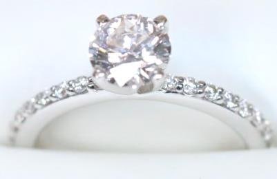 Brilliant Earth 18kt White Gold 1.14 Lab Created FLAWLESS Diamond Engagement Ring Pd. $5,000.00