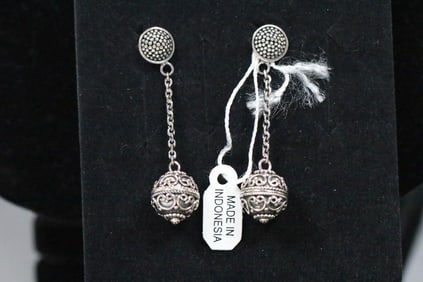New Sterling Silver Earrings