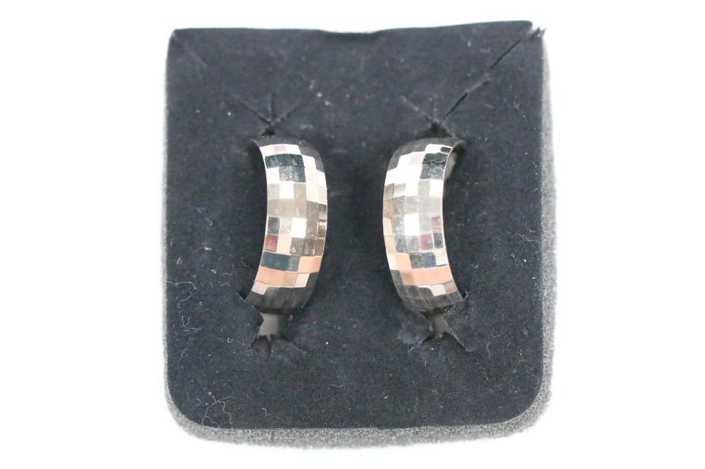 New Sterling Silver Hoop Earrings (1 of 3)