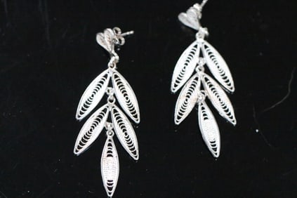 NEW Sterling Silver Drop Earrings