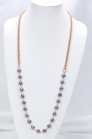 NEW WITH TAGS Honora Freshwater Pearl and Bronze Necklace