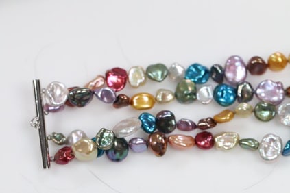 NEW Honora Freshwater Pearl and Sterling Silver Bracelet