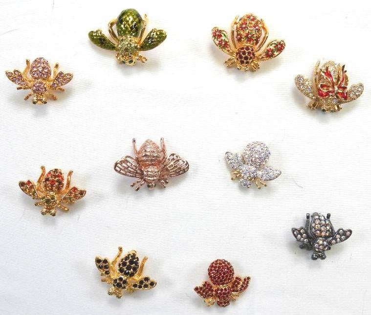 Joan Rivers Bee Brooches, LOT OF 10! (1 of 12)