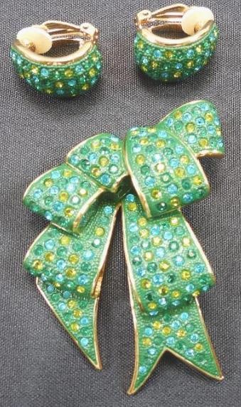 Joan Rivers Brooch and Earrings SET (1 of 3)