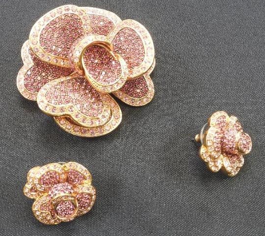 Joan Rivers Brooch and Earrings SET (1 of 4)