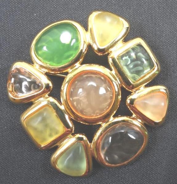 Joan Rivers Flower Brooch (1 of 3)